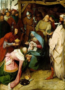 Pieter Bruegel the Elder Painting - The Adoration Of The Kings Flemish Renaissance peasant Pieter Bruegel the Elder